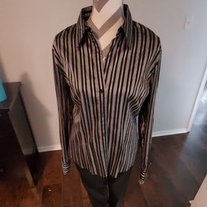 Black and Silver Blouse